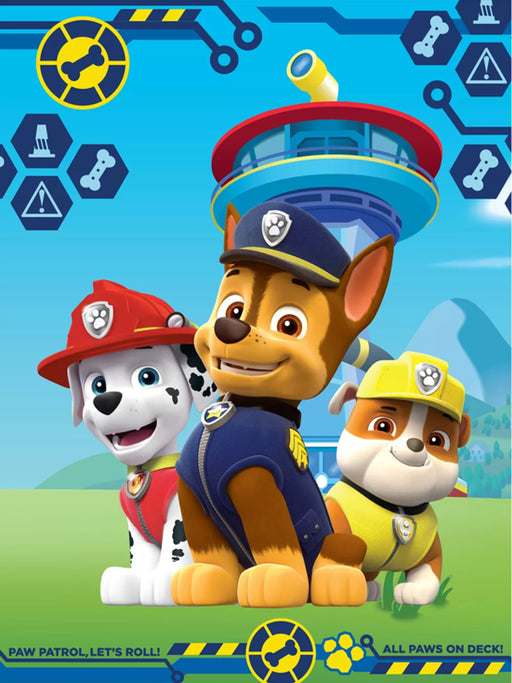 Paw Patrol fleece plaid Lets Roll! - 100 x 140 cm